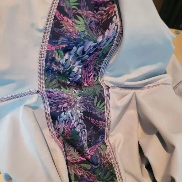 Youer Kind Apparel A Line Floral Print Skort Womens Medium Granola Girl Colorful - Picture 3 of 8